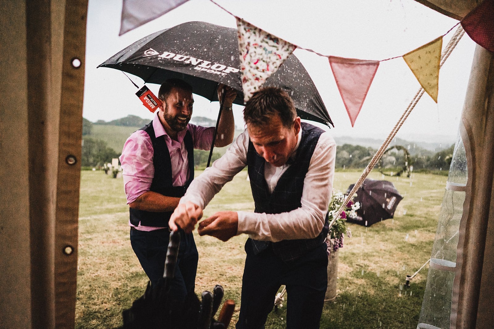 devon DIY farm wedding